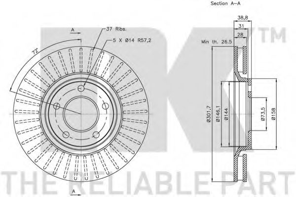 Disc frana 3
