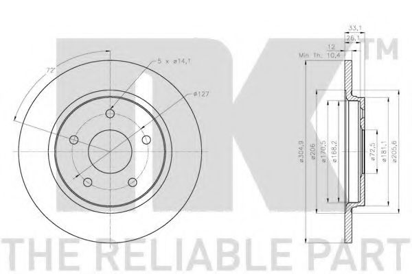 Disc frana 2