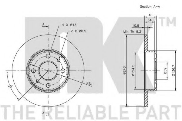 Disc frana 3