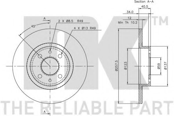 Disc frana 3