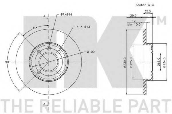 Disc frana 3