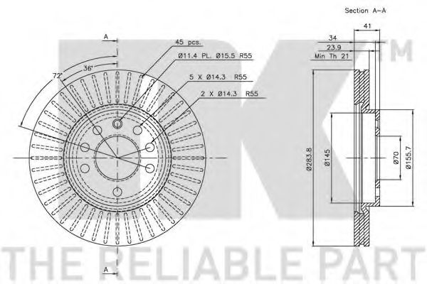 Disc frana 2