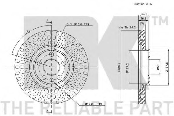 Disc frana 3