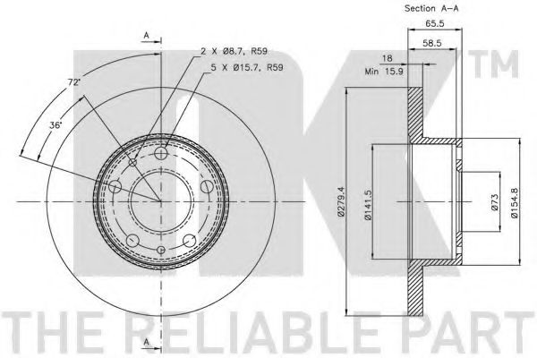 Disc frana 3
