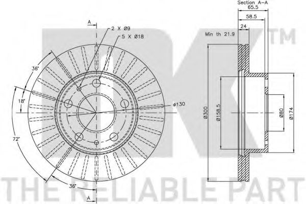 Disc frana 3