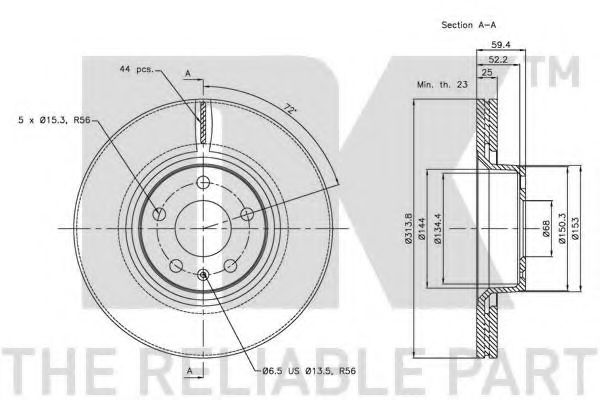 Disc frana 3