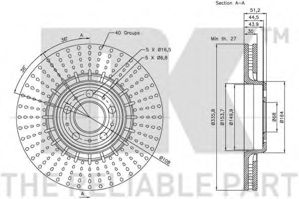 Disc frana 3