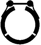 259.900 Colier, sistem de esapament ELRING 