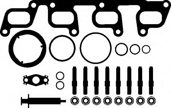 262.500 Set montaj, turbocompresor ELRING 