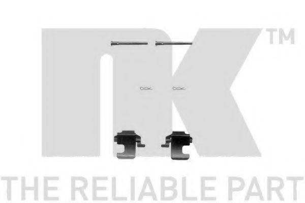Set accesorii, placute frana