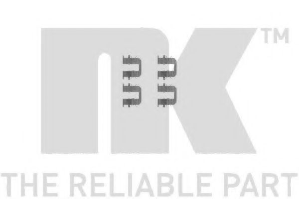 Set accesorii, placute frana