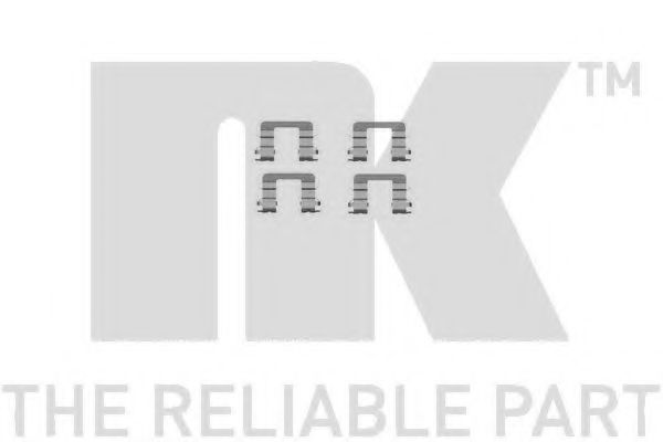 Set accesorii, placute frana