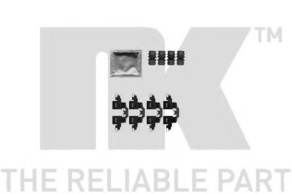 Set accesorii, placute frana