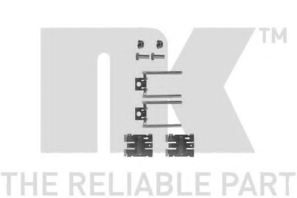 Set accesorii, placute frana