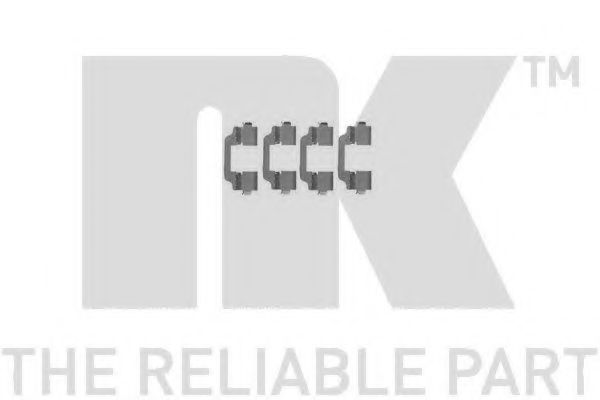 79521707 Set accesorii, placute frana NK 