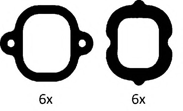 574.140 Set garnituri, galerie admisie ELRING 