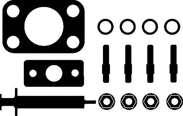 714.600 Set montaj, turbocompresor ELRING 