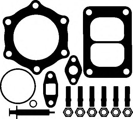 716.090 Set montaj, turbocompresor ELRING 