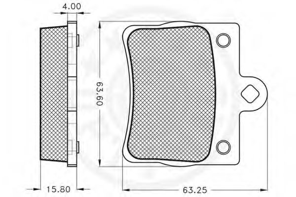 set placute frana,frana disc 3