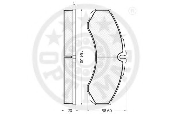 set placute frana,frana disc 3