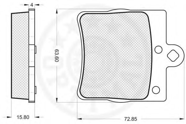 set placute frana,frana disc 3