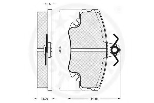 set placute frana,frana disc 3
