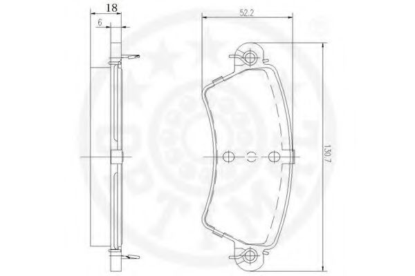 set placute frana,frana disc 2