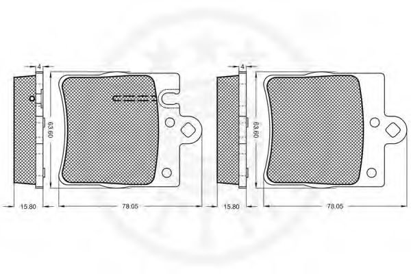 set placute frana,frana disc 3