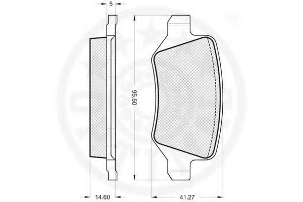 set placute frana,frana disc 3