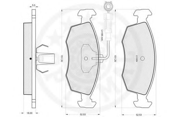 set placute frana,frana disc 3