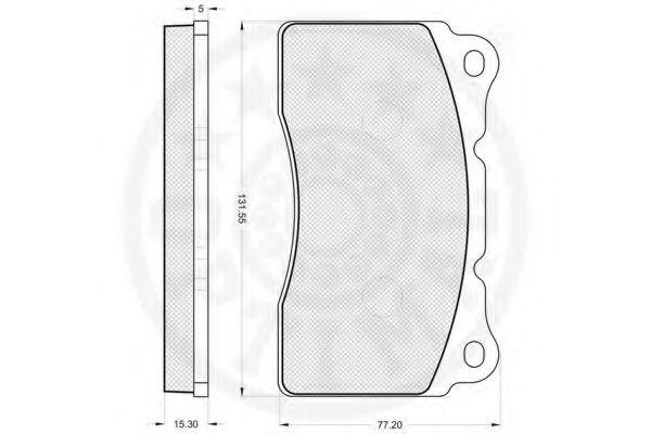 set placute frana,frana disc 2