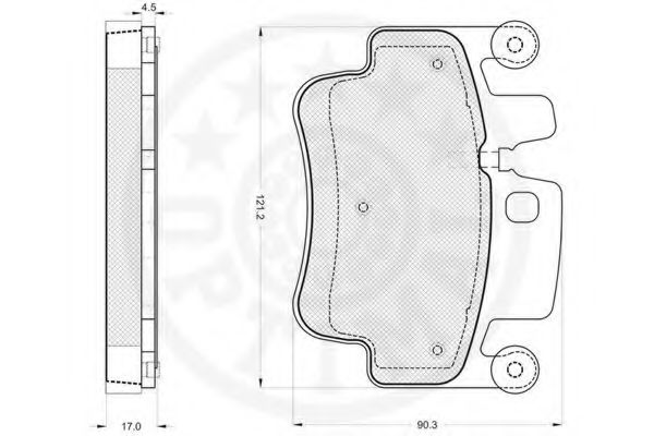 set placute frana,frana disc 2