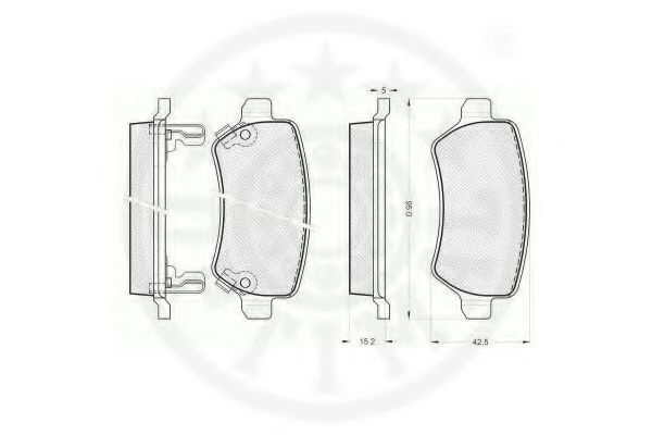 set placute frana,frana disc 3