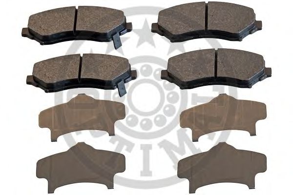 set placute frana,frana disc 2