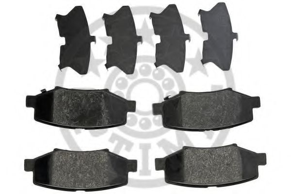 set placute frana,frana disc 2