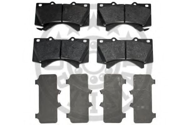 set placute frana,frana disc 2