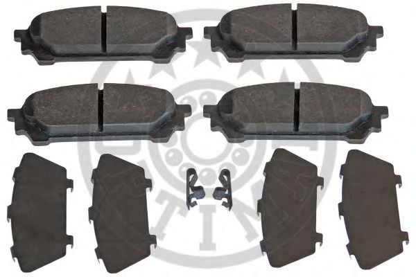 set placute frana,frana disc 2