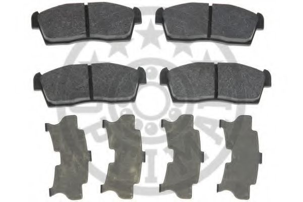 set placute frana,frana disc 2