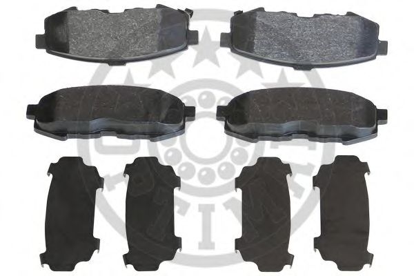 set placute frana,frana disc 2