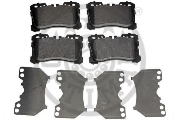 set placute frana,frana disc 2