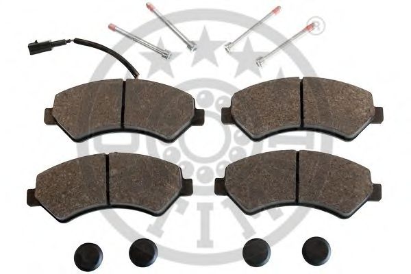 set placute frana,frana disc 2