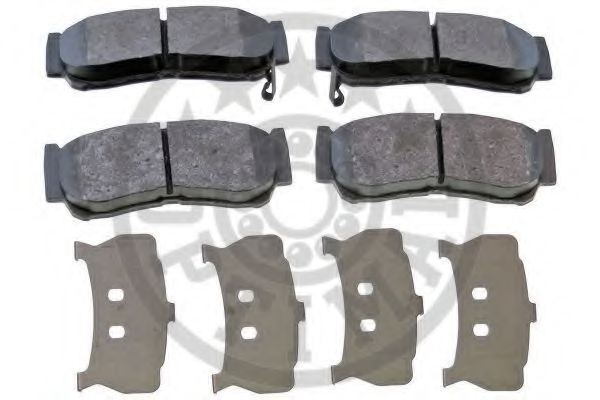 set placute frana,frana disc 2