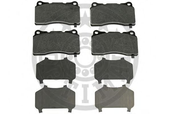 set placute frana,frana disc 2