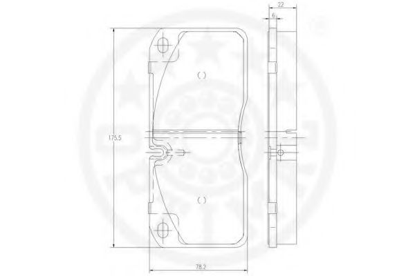set placute frana,frana disc 3