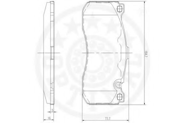 set placute frana,frana disc 3