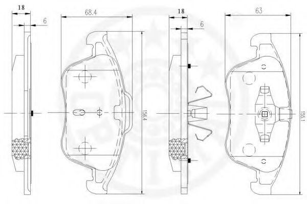 set placute frana,frana disc 3