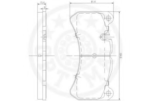 set placute frana,frana disc 3