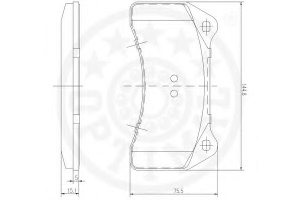 set placute frana,frana disc 3