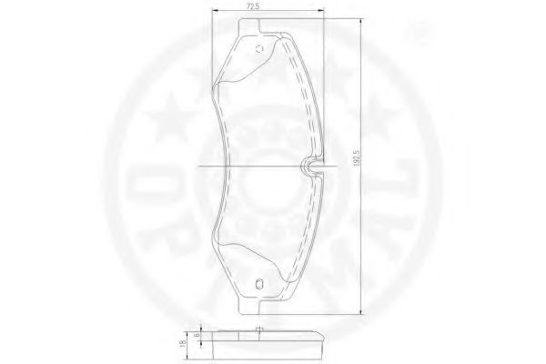 set placute frana,frana disc 3