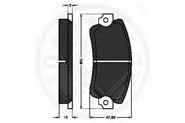set placute frana,frana disc 3